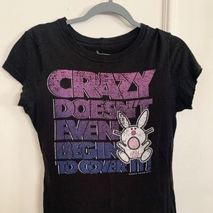 Jim Benton bunny graphic T-shirt